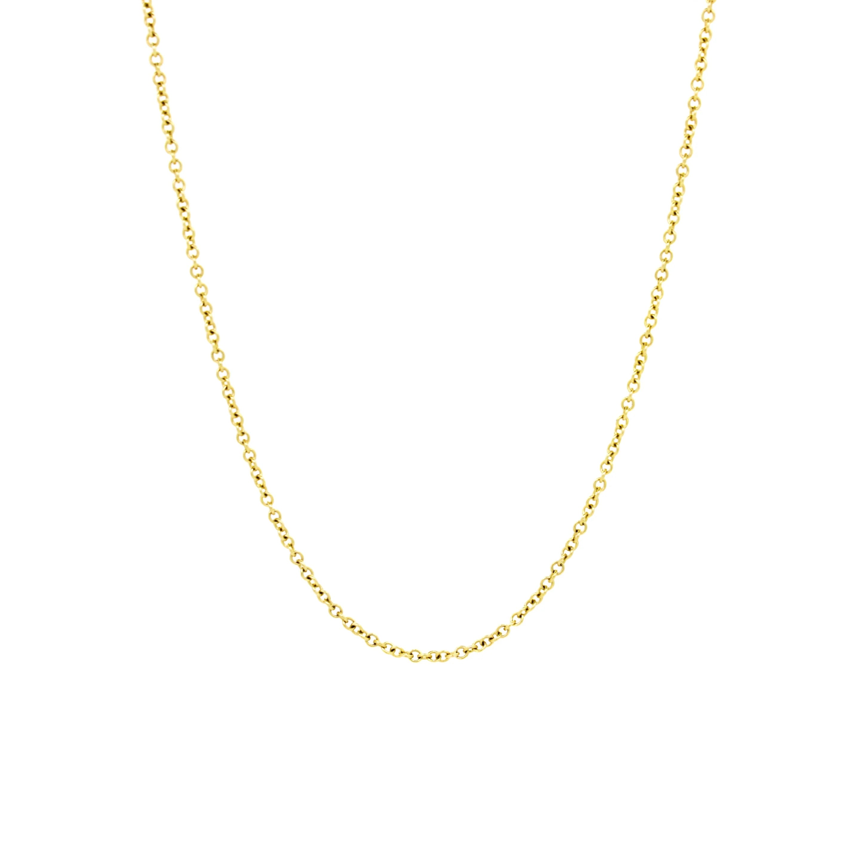 18kt Yellow Gold Rolo Chain