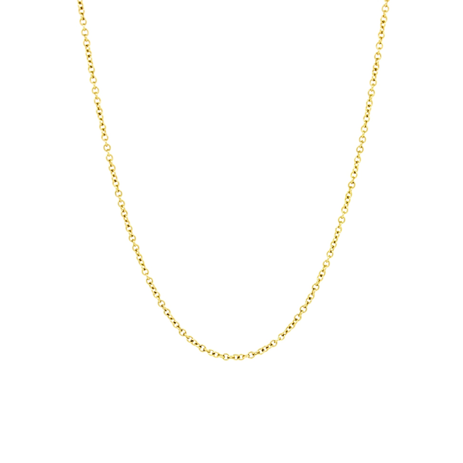 18kt Yellow Gold Rolo Chain
