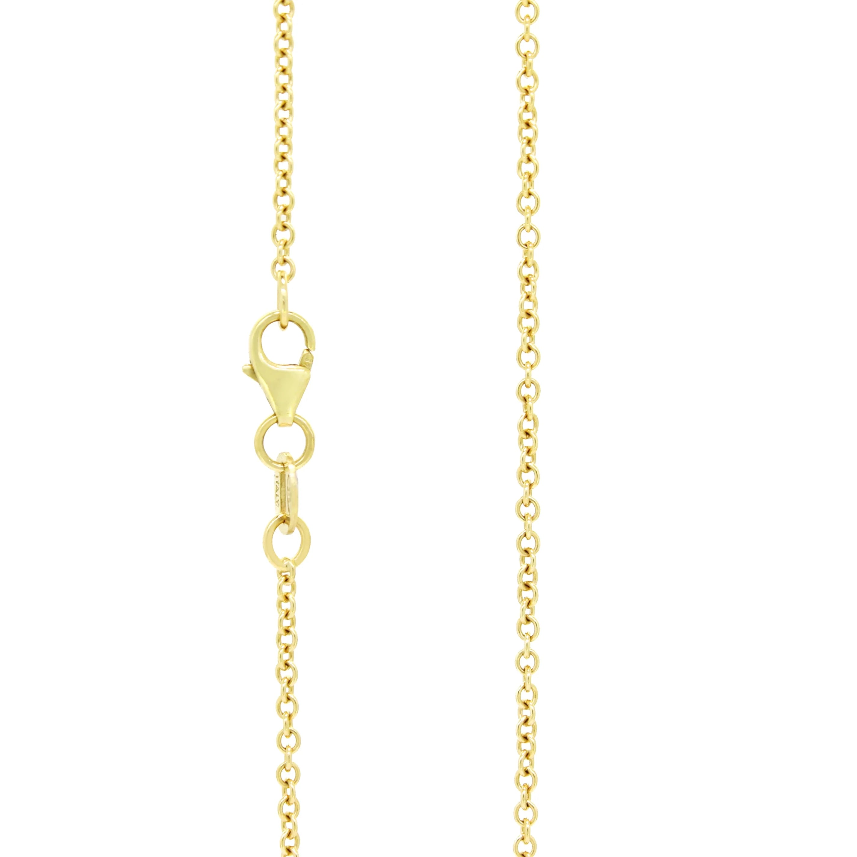 18kt Yellow Gold Rolo Chain