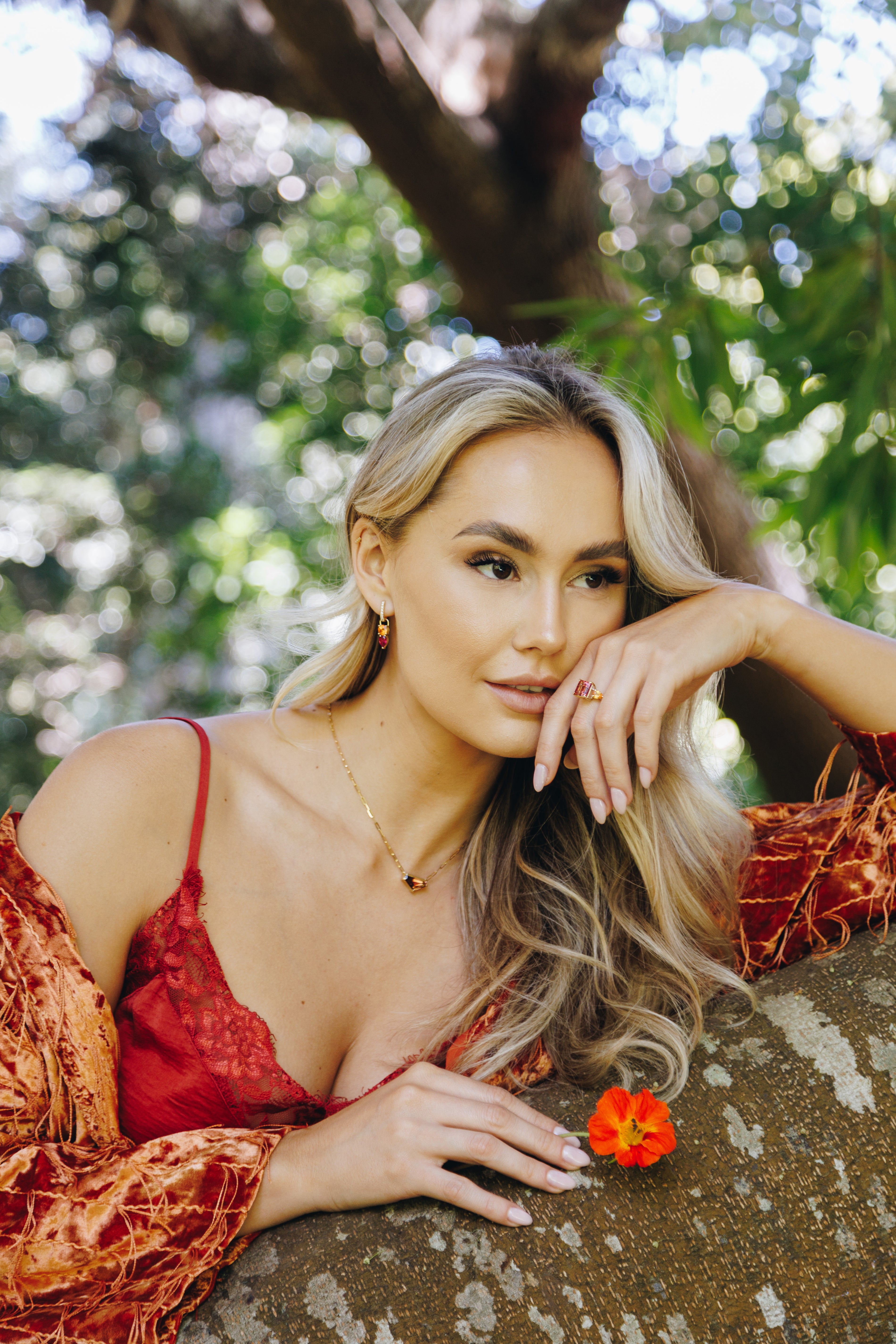 Maya Manderin Hoop Charms