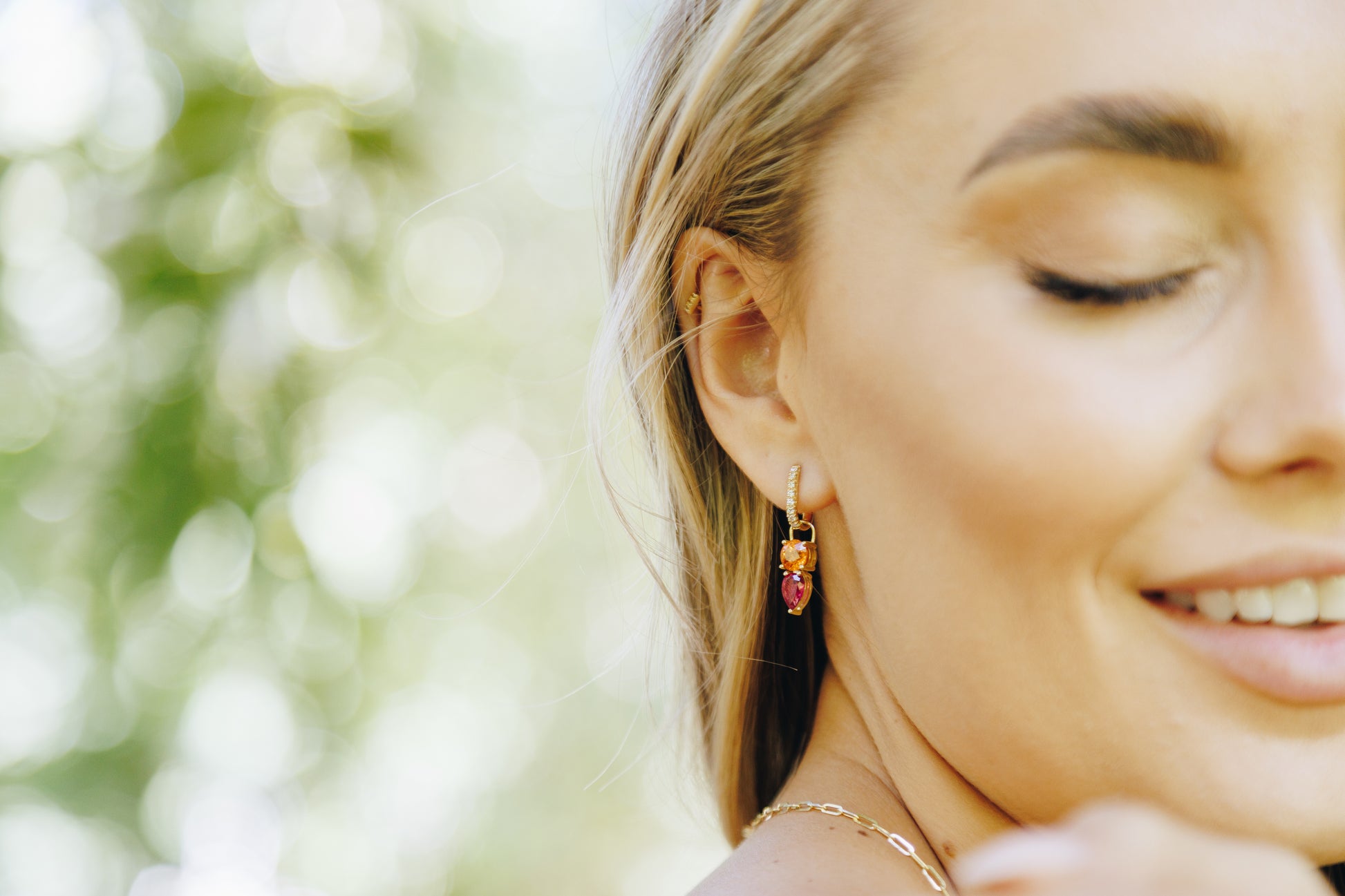 Maya Manderin Hoop Charms