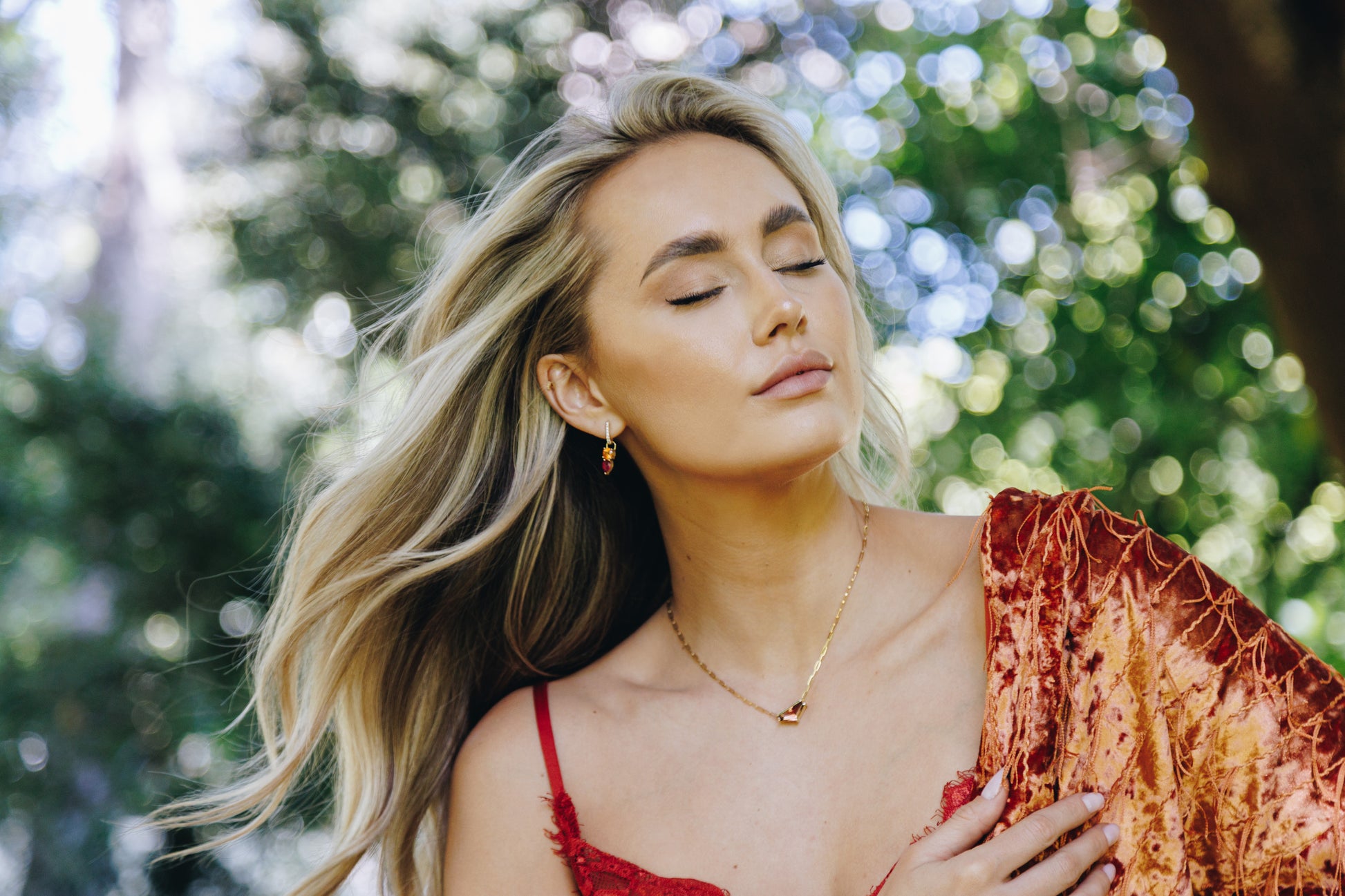 Maya Manderin Hoop Charms