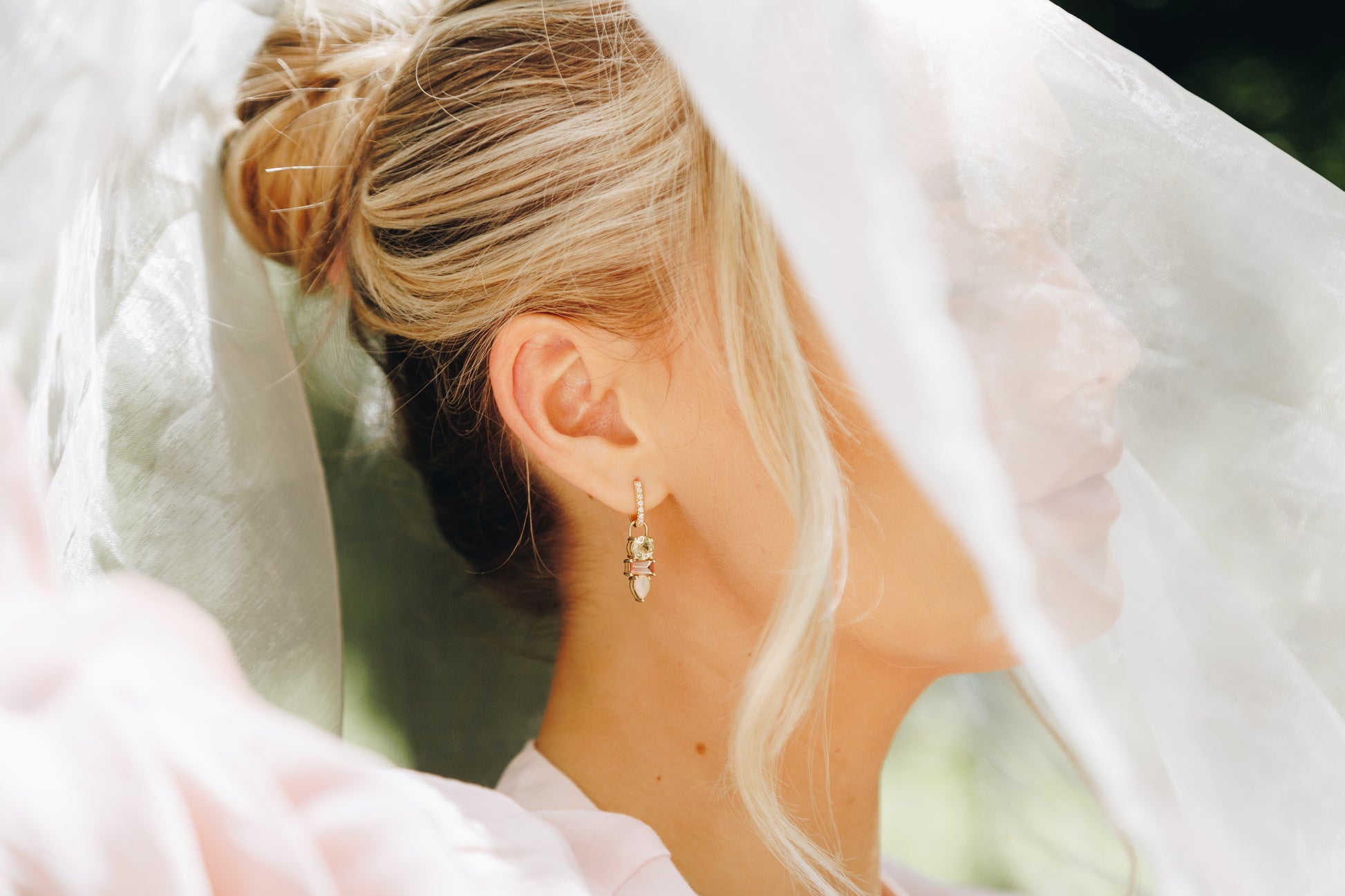 Juli Pastel Cluster Hoop Charms