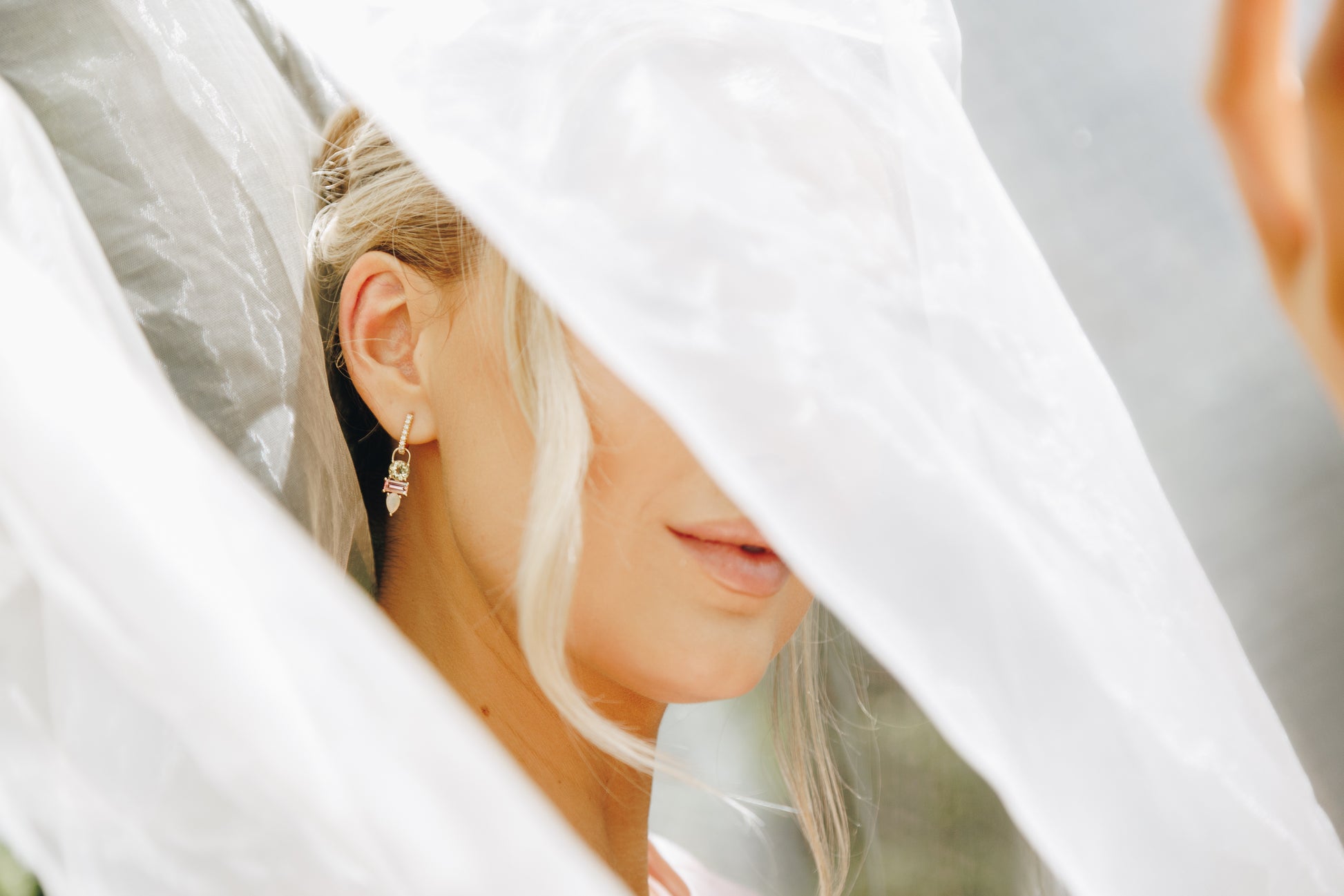 Juli Pastel Cluster Hoop Charms