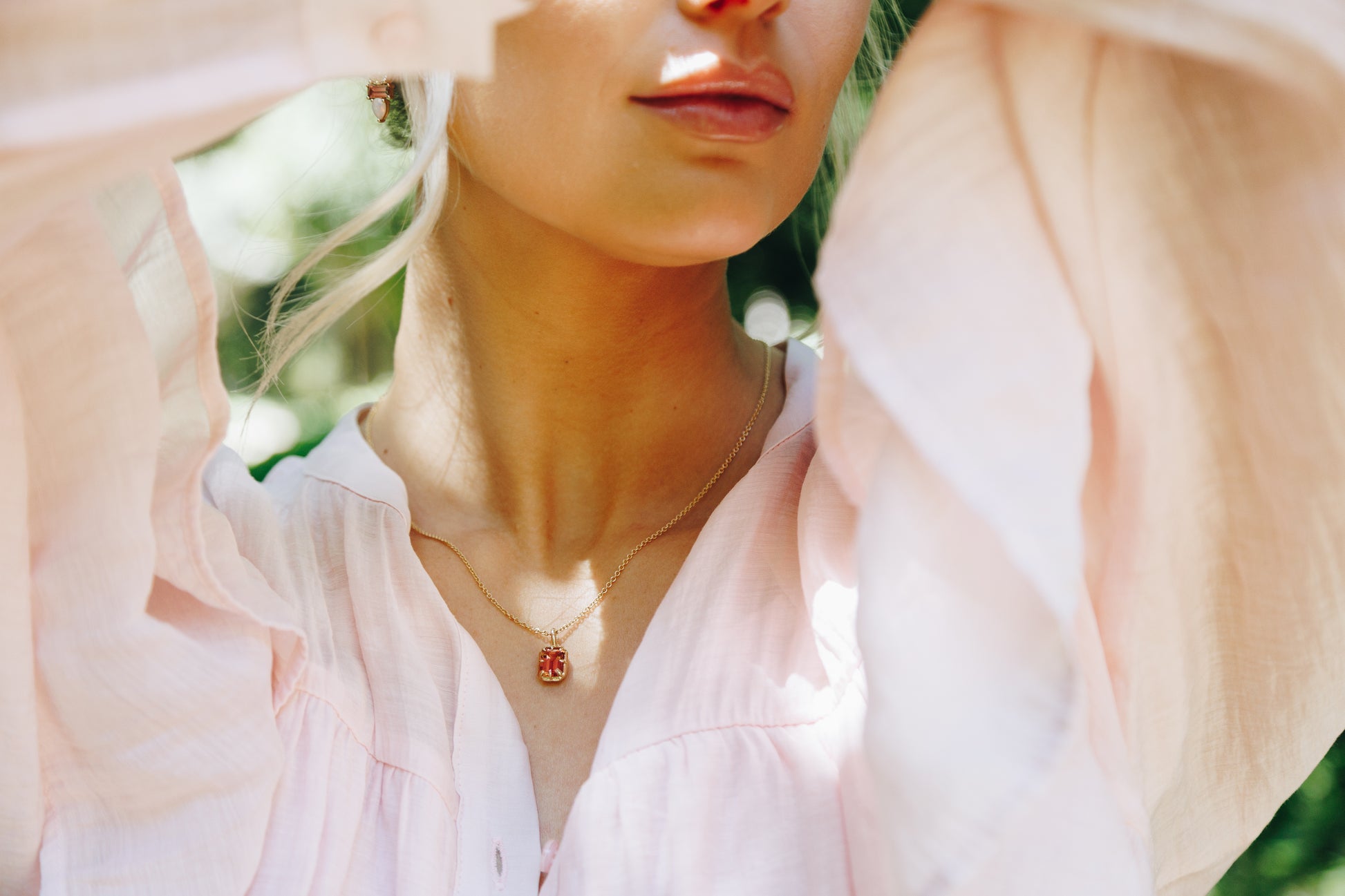 Era Pink Tourmaline Pendant