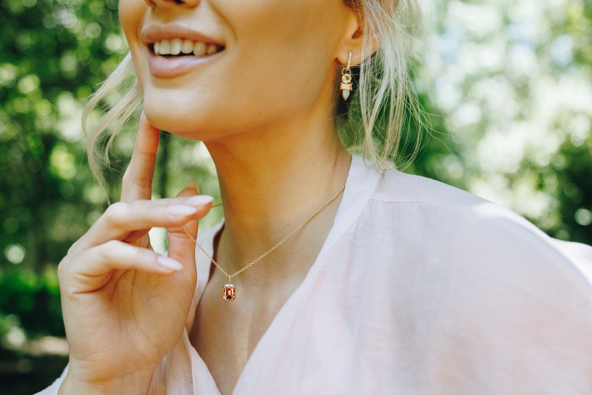 Era Pink Tourmaline Pendant